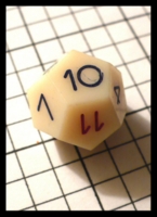 Dice : Dice - DM Collection - Armory Creme Opaque 2nd Generation Partial